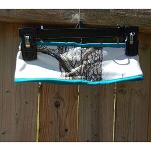 Huntworth Winter Headband Blue & White Snow Camo Women's